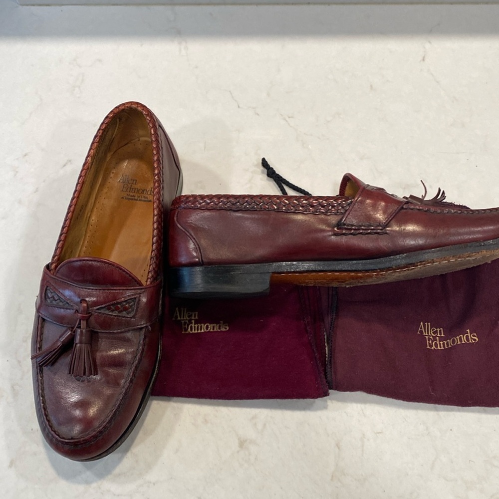 Allen Edmonds tassled loafers